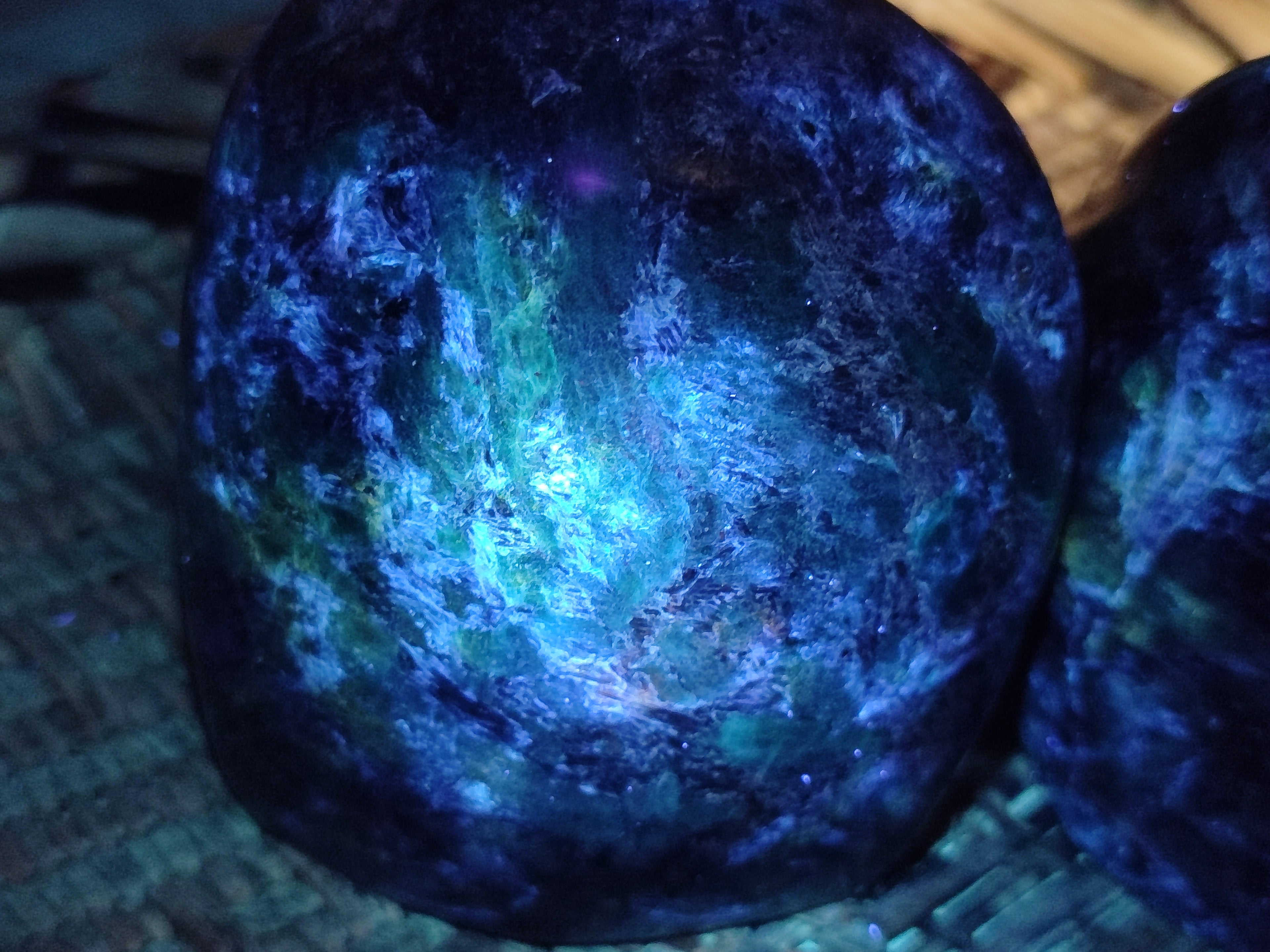 Polished Rare Emerald Mica In Matrix Standing Free Forms x 3 From Mutoko, Zimbabwe - Toprock Gemstones and Minerals 