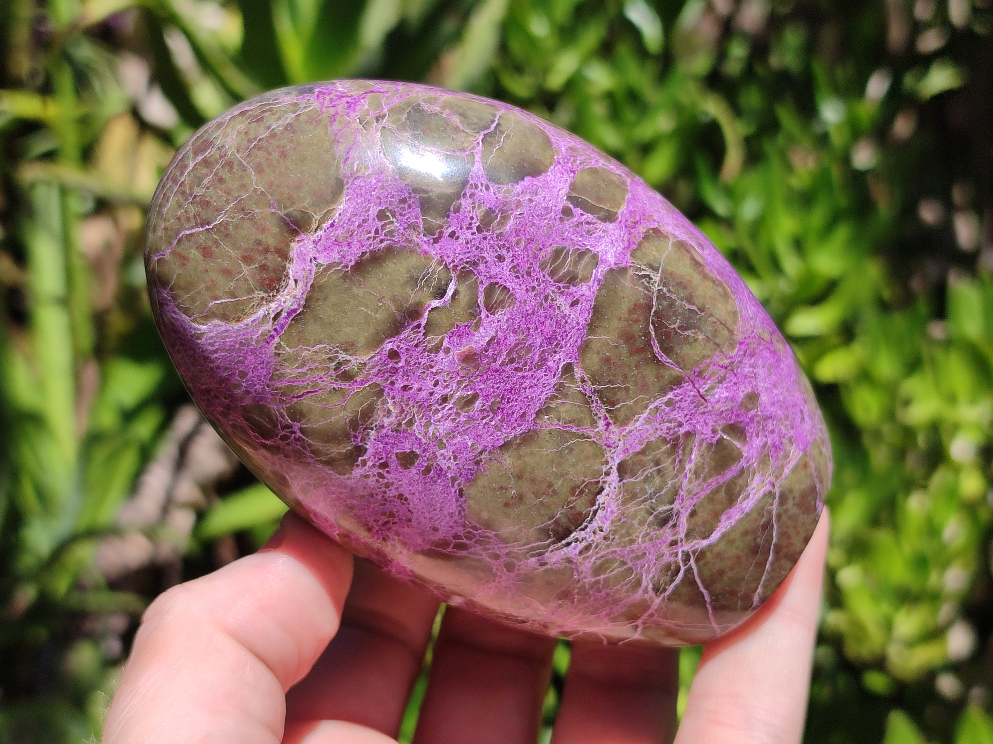 Polished Stichtite Standing Free Forms x 4 From Barberton, South Africa - Toprock Gemstones and Minerals 
