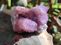 Natural Amethyst Spirit Quartz Clusters x 6 From Boekenhouthoek, South Africa - Toprock Gemstones and Minerals 
