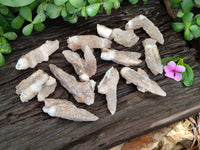 Natural Drusy Quartz Coated Calcite Pseudomorph Specimens x 12 From Alberts Mountain, Lesotho - Toprock Gemstones and Minerals 