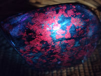 Polished Ruby Corundum In Chrome Verdite Standing Free Forms x 3 From Zimbabwe - Toprock Gemstones and Minerals 