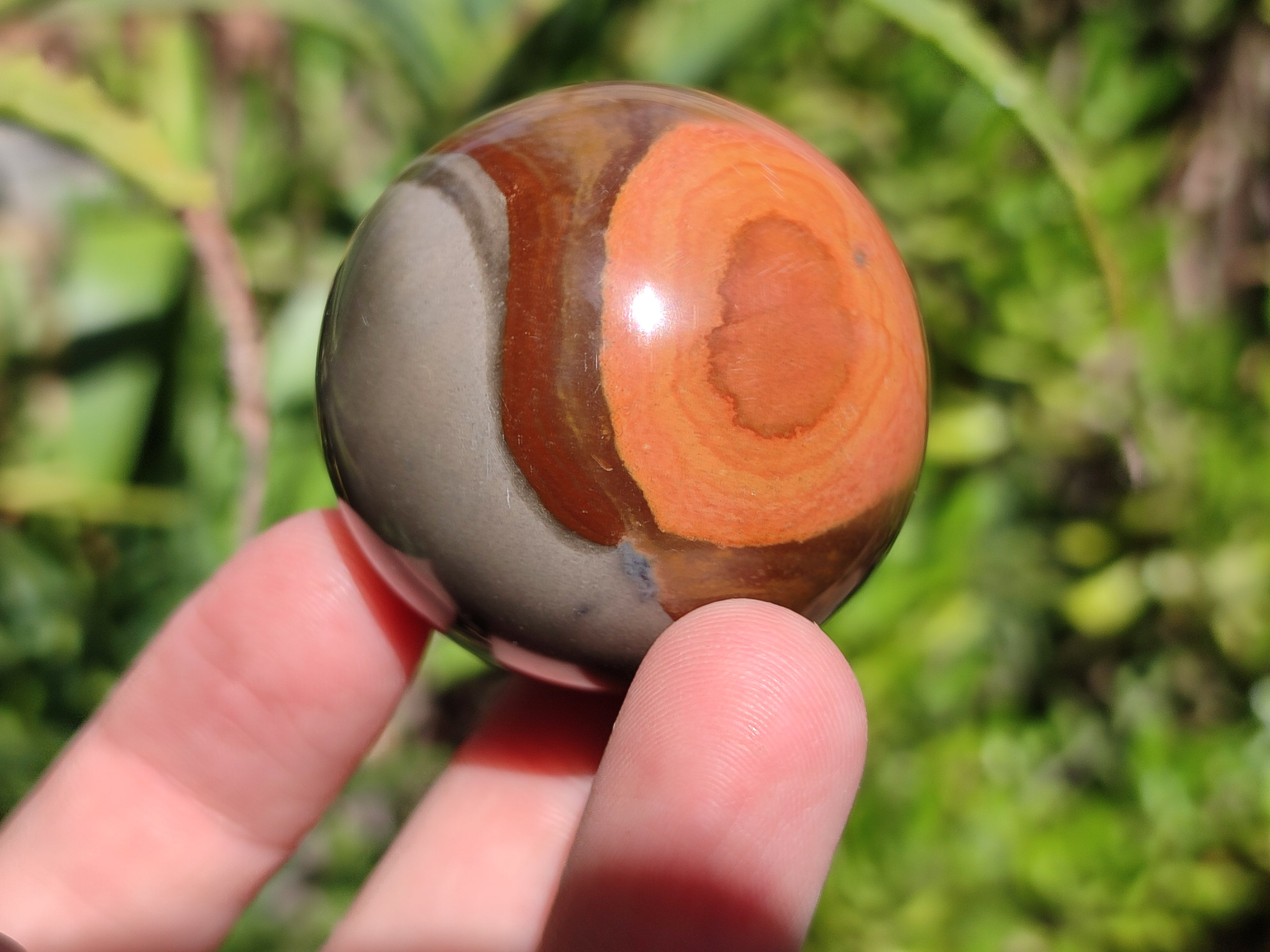 Polished Polychrome Jasper Spheres x 6 From Mahajanga, Madagascar - Toprock Gemstones and Minerals 