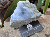 Natural Blue Lace Agate Geode Specimens x 3 From Nsanje, Malawi - Toprock Gemstones and Minerals 
