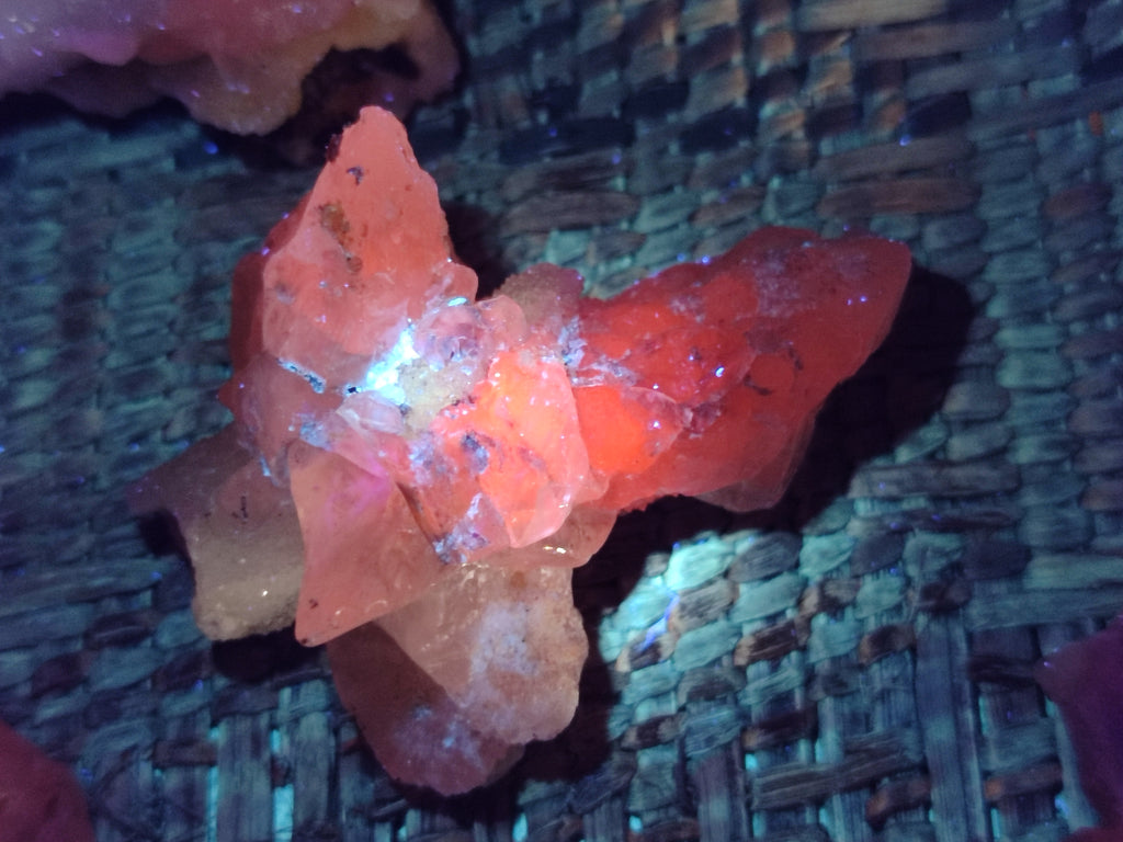 Natural Drusy Quartz Coated Calcite Pseudomorph Specimens x 20 From Alberts Mountain, Lesotho - Toprock Gemstones and Minerals 