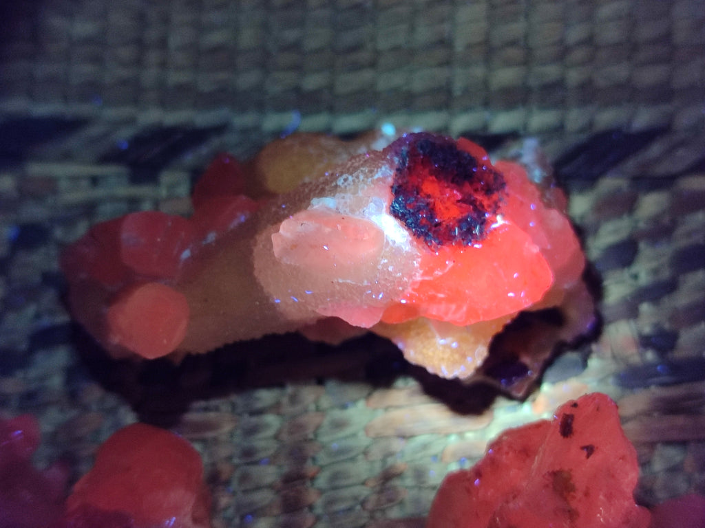 Natural Drusy Quartz Coated Calcite Pseudomorph Specimens x 20 From Alberts Mountain, Lesotho - Toprock Gemstones and Minerals 