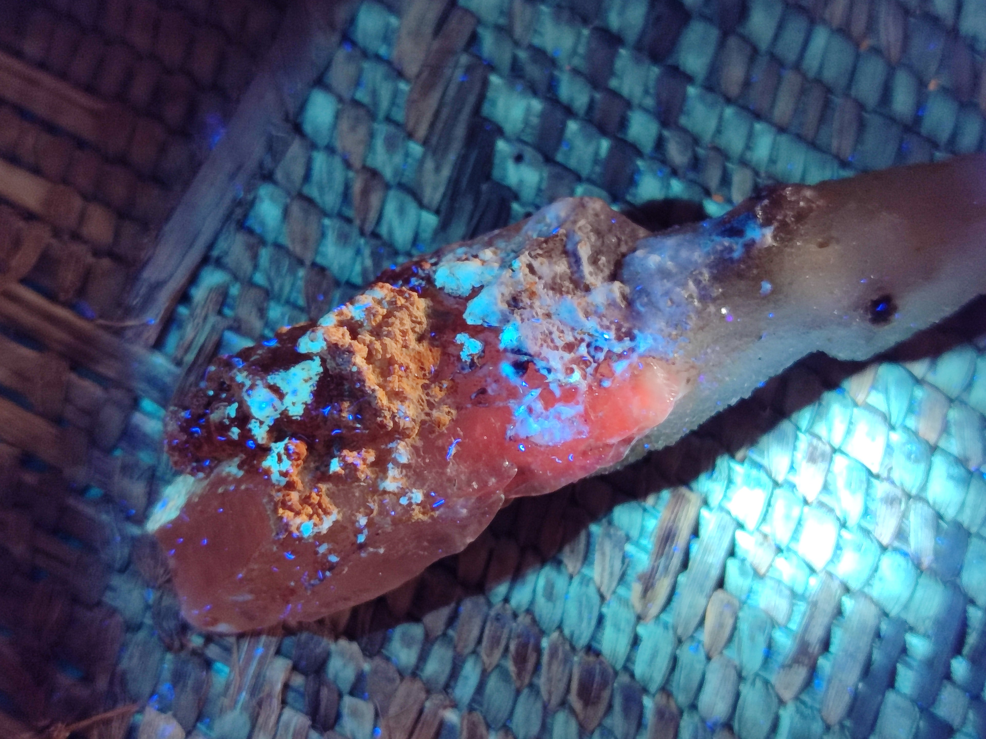 Natural Drusy Quartz Coated Calcite Pseudomorph Specimens x 20 From Alberts Mountain, Lesotho - Toprock Gemstones and Minerals 