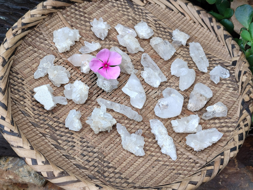 Natural Quartz Crystals x 70 From Mpika, Zambia - Toprock Gemstones and Minerals 