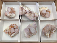 Natural Amethyst Spirit Quartz Clusters x 6 From Boekenhouthoek, South Africa