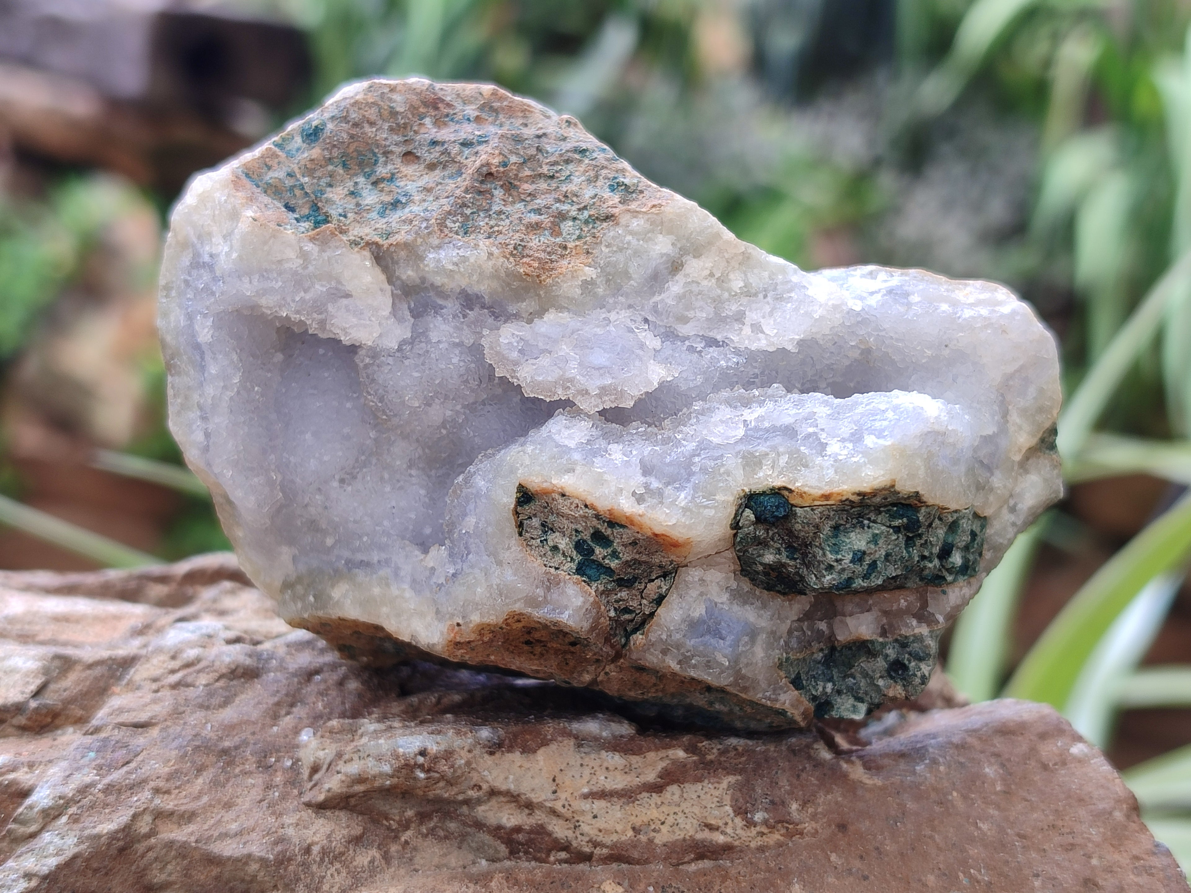 Natural Blue Lace Agate Geode Specimens x 12 From Nsanje, Malawi - Toprock Gemstones and Minerals 