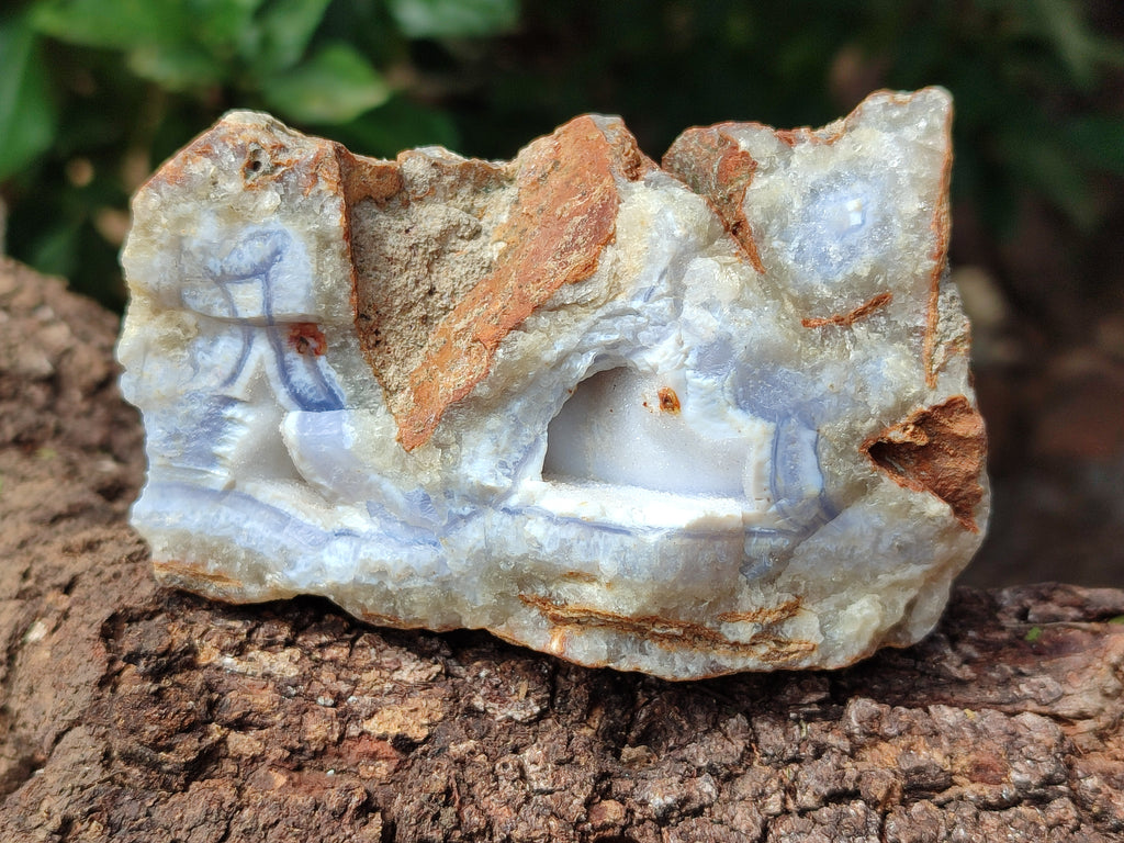 Natural Blue Lace Agate Geode Specimens x 12 From Nsanje, Malawi - Toprock Gemstones and Minerals 