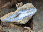 Natural Blue Lace Agate Geode Specimens x 12 From Nsanje, Malawi - Toprock Gemstones and Minerals 