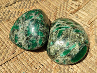 Polished Emerald Mica In Matrix Free Forms x 6 From Mutoko, Zimbabwe - Toprock Gemstones and Minerals 