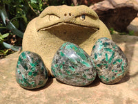 Polished Emerald Mica In Matrix Free Forms x 6 From Mutoko, Zimbabwe - Toprock Gemstones and Minerals 