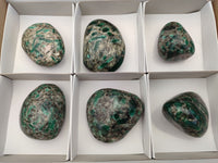 Polished Emerald Mica In Matrix Free Forms x 6 From Mutoko, Zimbabwe - Toprock Gemstones and Minerals 