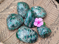 Polished Emerald Mica In Matrix Free Forms x 6 From Mutoko, Zimbabwe - Toprock Gemstones and Minerals 