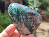 Polished Emerald Mica In Matrix Free Forms x 6 From Mutoko, Zimbabwe - Toprock Gemstones and Minerals 