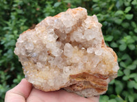 Natural Limonite Quartz Clusters x 2 From Solwezi, Zambia - Toprock Gemstones and Minerals 