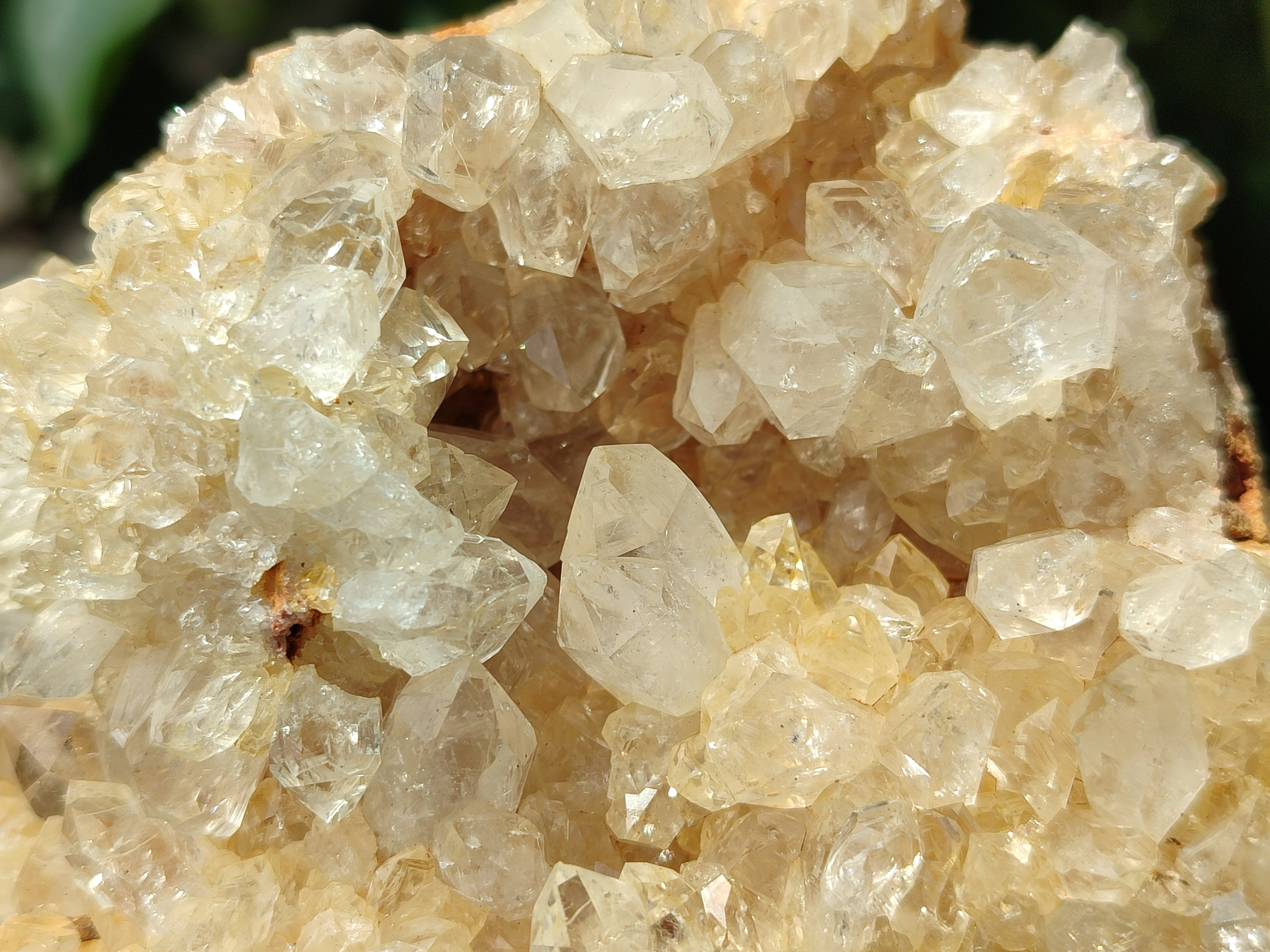Natural Limonite Quartz Clusters x 2 From Solwezi, Zambia - Toprock Gemstones and Minerals 