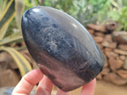 Polished Black Tourmaline Standing Free Forms x 2 From Madagascar - Toprock Gemstones and Minerals 