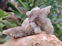 Natural Drusy Quartz Coated Calcite Pseudomorph Specimens x 12 From Alberts Mountain, Lesotho - Toprock Gemstones and Minerals 