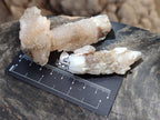 Natural Drusy Quartz Coated Calcite Pseudomorph Specimens x 12 From Alberts Mountain, Lesotho - Toprock Gemstones and Minerals 