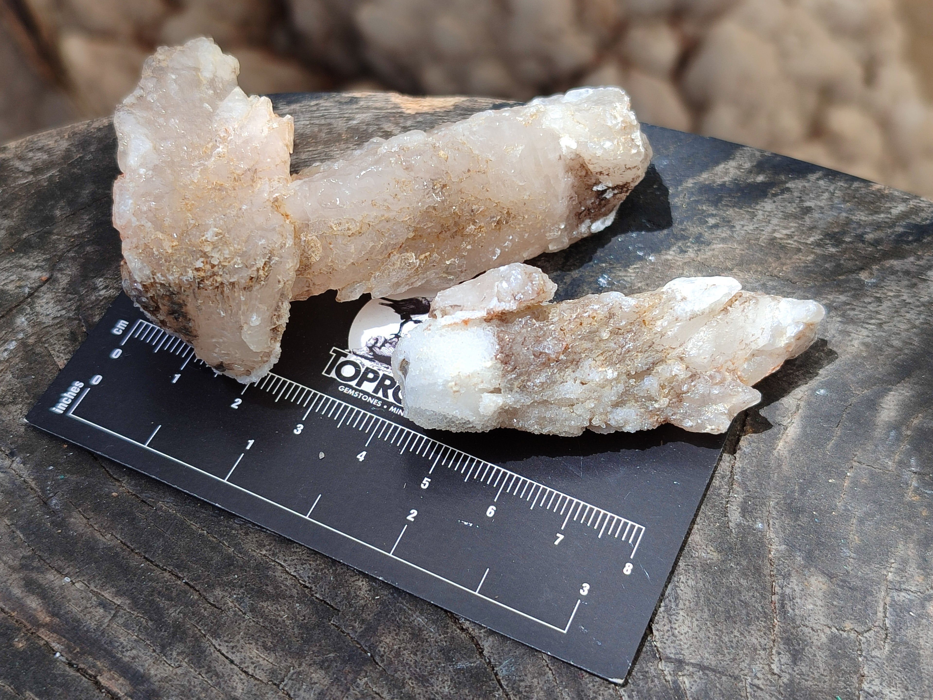 Natural Drusy Quartz Coated Calcite Pseudomorph Specimens x 12 From Alberts Mountain, Lesotho - Toprock Gemstones and Minerals 