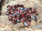 Polished Red Tigers Eye Tumble Stones - sold per kg - From South Africa - Toprock Gemstones and Minerals 