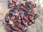 Polished Red Tigers Eye Tumble Stones - sold per kg - From South Africa - Toprock Gemstones and Minerals 