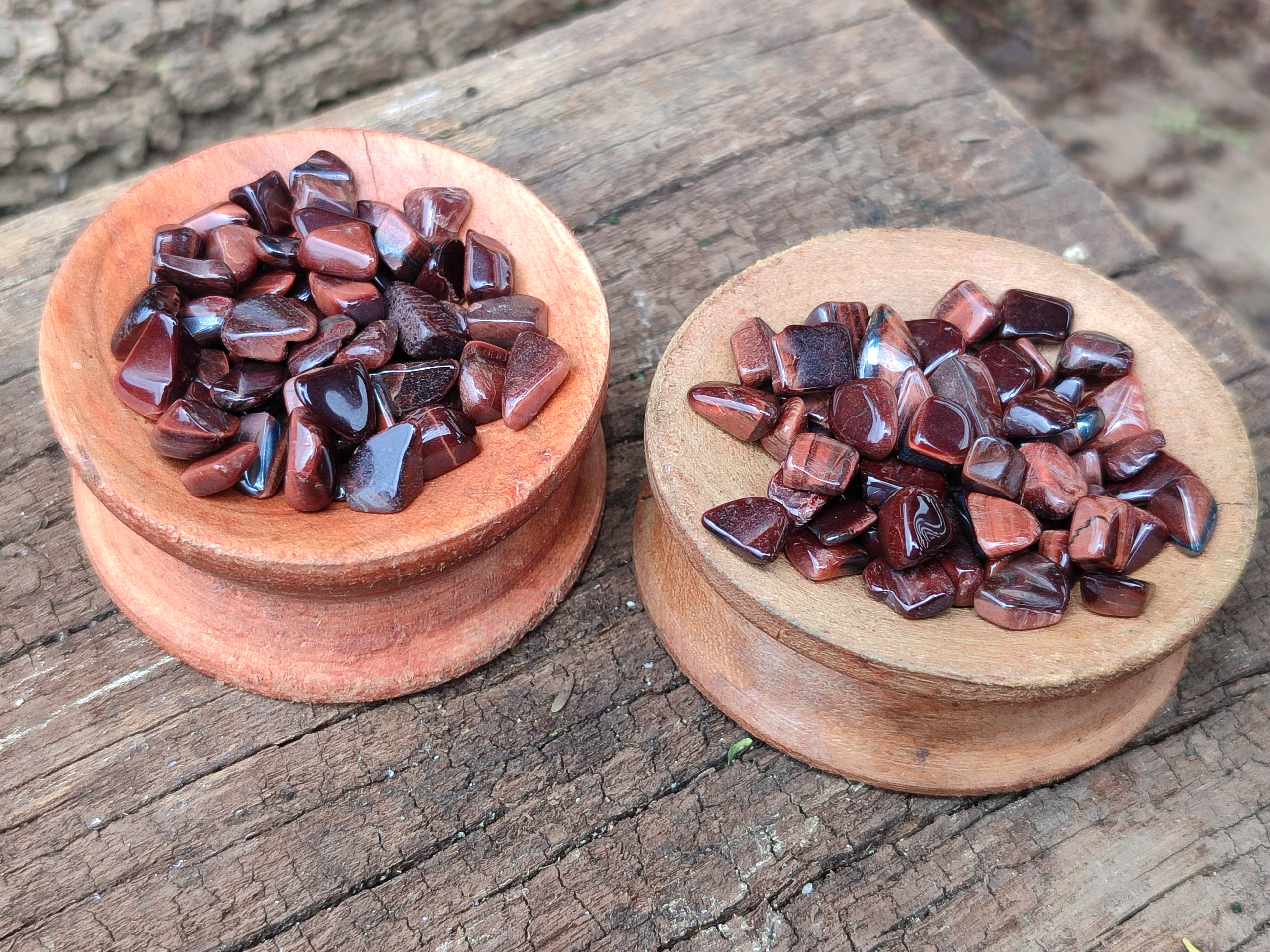 Polished Red Tigers Eye Tumble Stones - sold per kg - From South Africa - Toprock Gemstones and Minerals 