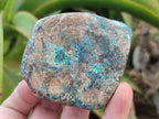 Polished Shattuckite With Azurite & Chrysocolla Free Forms x 6 From Congo - Toprock Gemstones and Minerals 