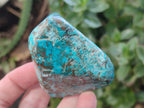 Polished Shattuckite With Azurite & Chrysocolla Free Forms x 6 From Congo - Toprock Gemstones and Minerals 