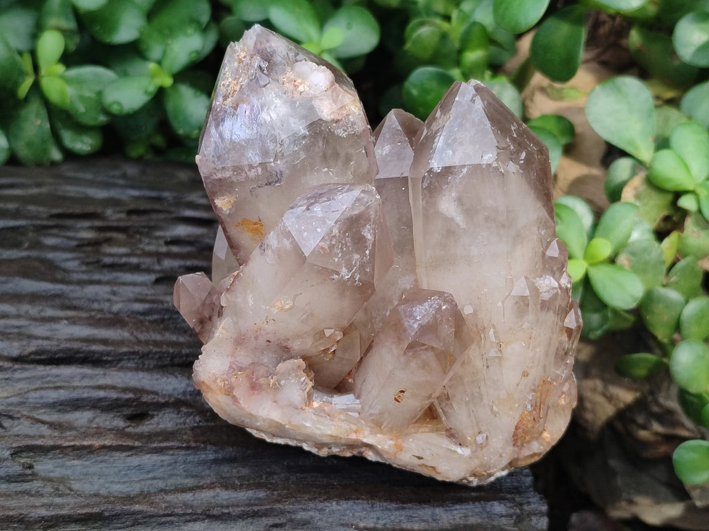 Natural Red Hematoid Quartz Clusters x 2 From Karoi, Zimbabwe - Toprock Gemstones and Minerals 