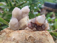 Natural Amethyst Spirit Quartz Clusters x 20 From Boekenhouthoek, South Africa