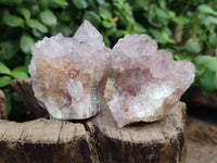 Natural Amethyst Spirit Quartz Clusters x 24 From Boekenhouthoek, South Africa