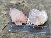 Natural Amethyst Spirit Quartz Clusters x 24 From Boekenhouthoek, South Africa