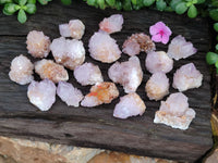 Natural Amethyst Spirit Quartz Clusters x 24 From Boekenhouthoek, South Africa