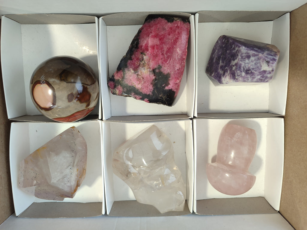 Polished Assortment Of Retail Items x 6 From Madagascar - Toprock Gemstones and Minerals 