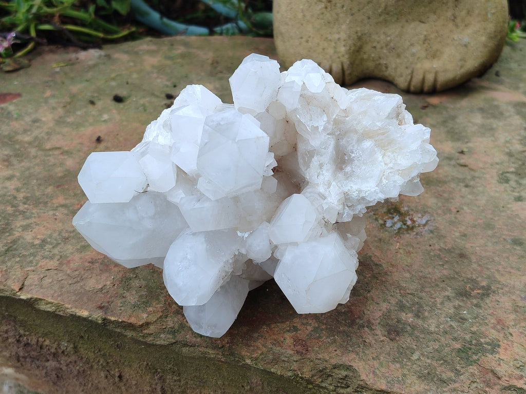 Natural Quartz Clusters x 3 From Madagascar - Toprock Gemstones and Minerals 