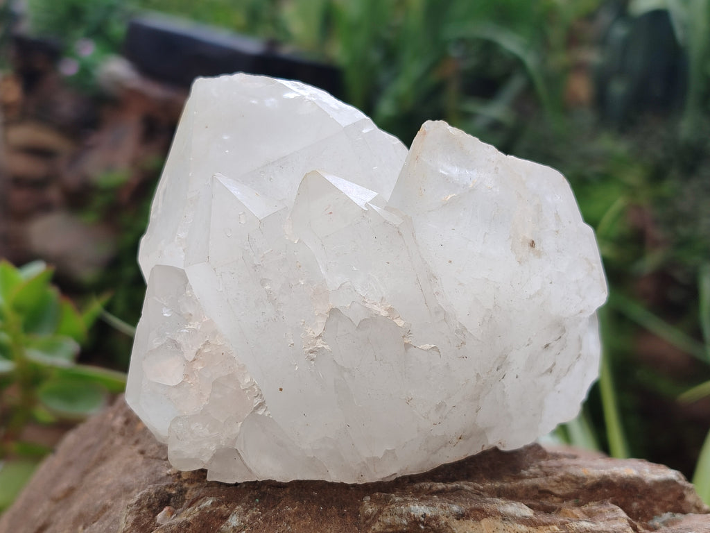 Natural Quartz Clusters x 3 From Madagascar - Toprock Gemstones and Minerals 