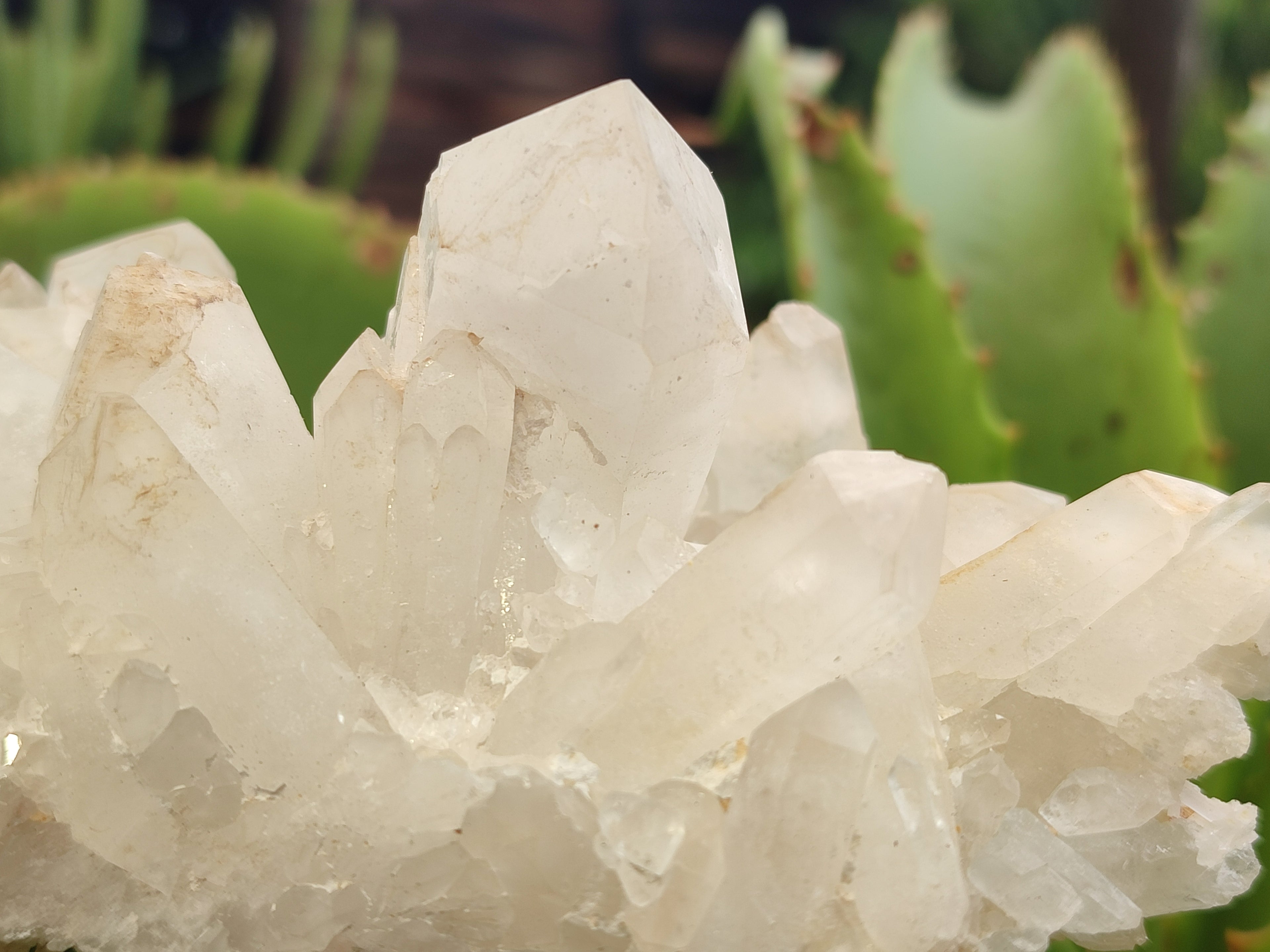 Natural Quartz Clusters x 3 From Madagascar - Toprock Gemstones and Minerals 
