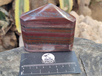 Polished Banded Tiger Iron Jasper Points x 3 From Northern Cape, South Africa - Toprock Gemstones and Minerals 