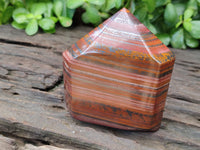 Polished Banded Tiger Iron Jasper Points x 3 From Northern Cape, South Africa - Toprock Gemstones and Minerals 