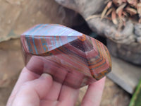Polished Banded Tiger Iron Jasper Points x 3 From Northern Cape, South Africa - Toprock Gemstones and Minerals 