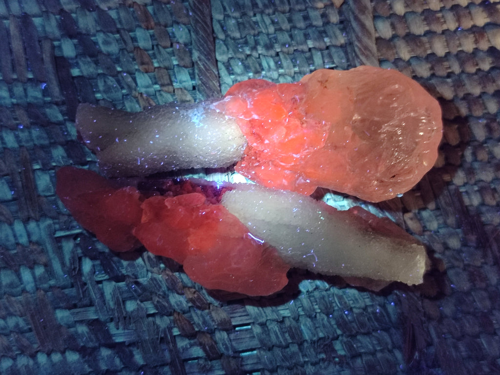 Natural Drusy Quartz Coated Calcite Pseudomorph Specimens x 14 From Alberts Mountain, Lesotho - Toprock Gemstones and Minerals 