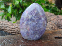 Polished Lepidolite Standing Free Forms x 3 From Madagascar - Toprock Gemstones and Minerals 
