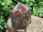Polished Bastite Dragons Blood Stone Points x 6 From Tshipise, South Africa - Toprock Gemstones and Minerals 