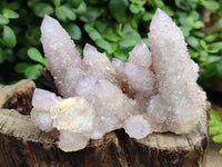 Natural Amethyst Spirit Quartz Clusters x 3 From Boekenhouthoek, South Africa
