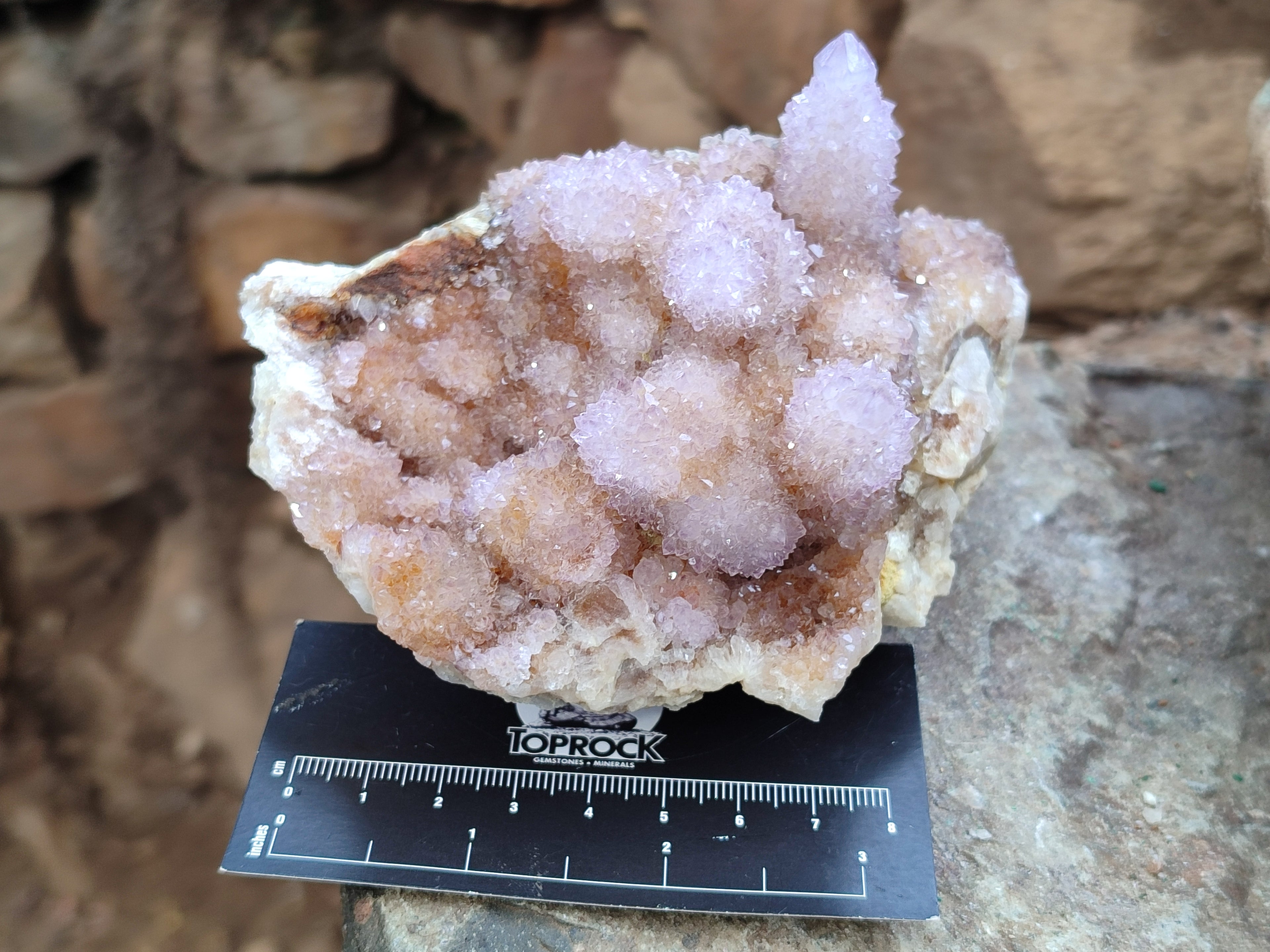 Natural Amethyst Spirit Quartz Clusters x 3 From Boekenhouthoek, South Africa - Toprock Gemstones and Minerals 