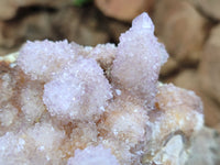 Natural Amethyst Spirit Quartz Clusters x 3 From Boekenhouthoek, South Africa