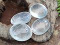 Polished Girasol Pearl Quartz Palm Stones x 23 From Ambatondrazaka, Madagascar - Toprock Gemstones and Minerals 